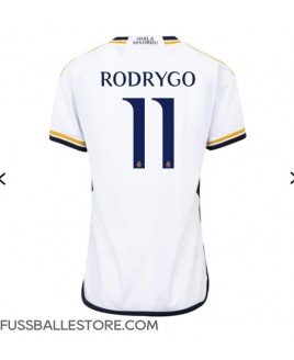 Günstige Real Madrid Rodrygo Goes #11 Heimtrikot Damen 2023-24 Kurzarm